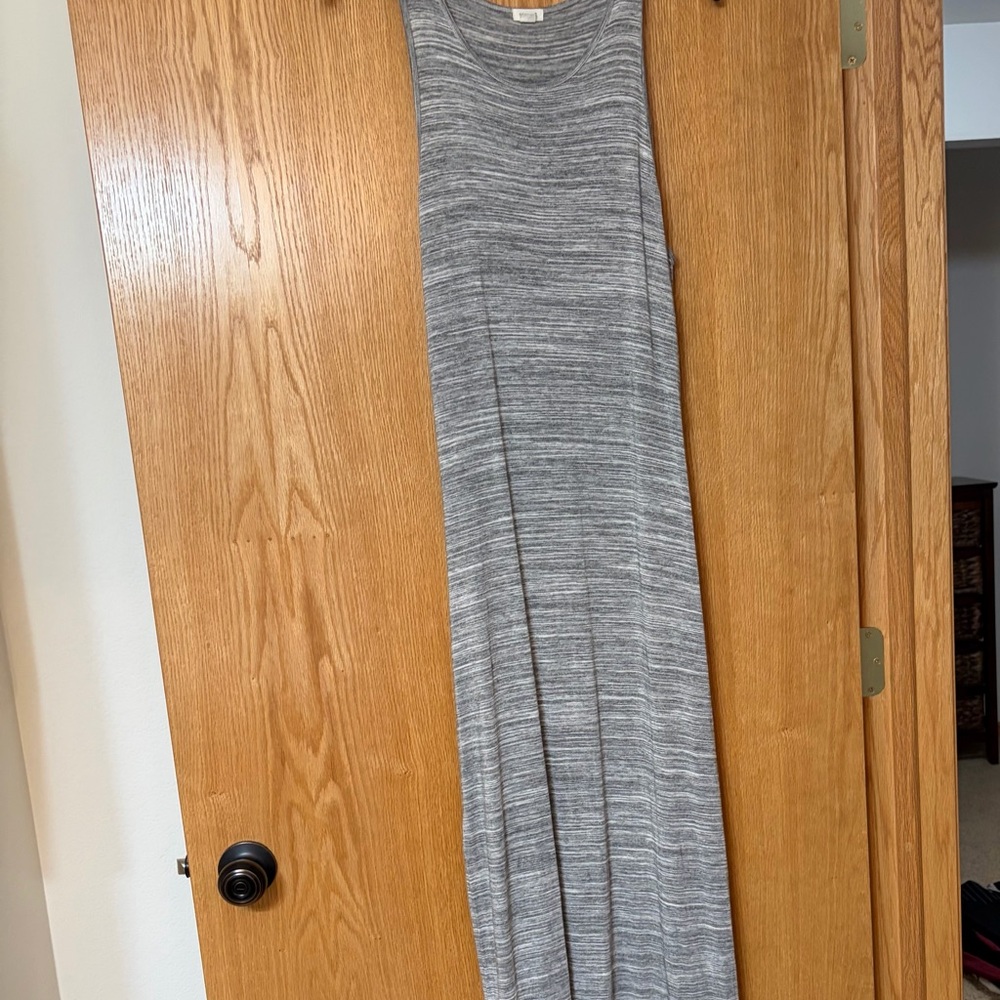 Garage Heather Gray Maxi Dress